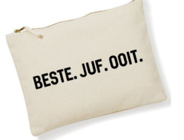 Etui BESTE. JUF. OOIT.  - naturel