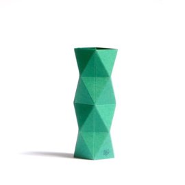 2 in 1 wenskaart + vaas |  small (A6), groen