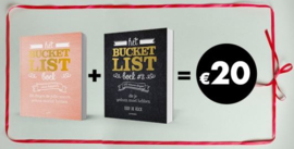 Bucket List boek voor koppels + Bucket List boek 2