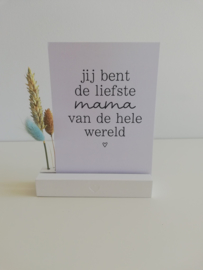 Liefste mama - set blauw