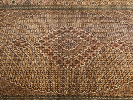Tabriz Mahi met zijde 40 rajTapijt IRAN