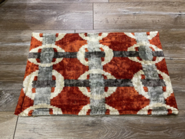 Ikat Fluweel/ Zijde Kussenhoes