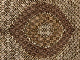 Vintage tabriz met vlek 255x300 cm