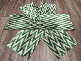 Ikat Fluweel/ Zijde Kussenhoes