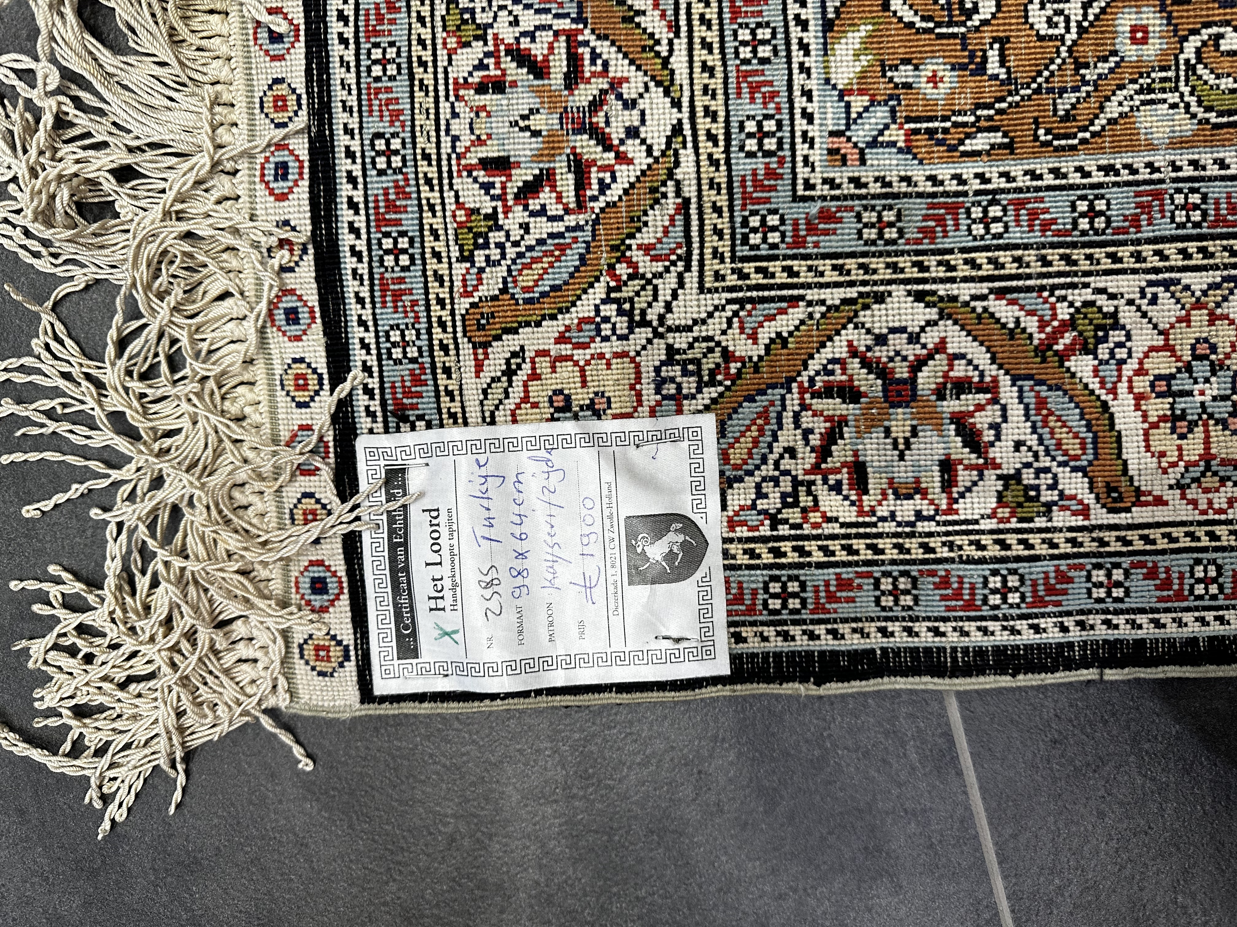 Kayseri puur zijde 98x64cm
