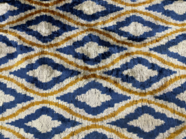 Ikat Fluweel/ Zijde Kussenhoes