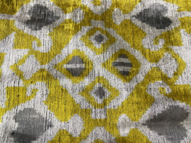Ikat Fluweel/ Zijde Kussenhoes