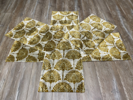 Ikat Fluweel/ Zijde Kussenhoes