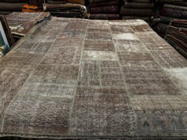Karamel tapijt patchwork 356x251cm