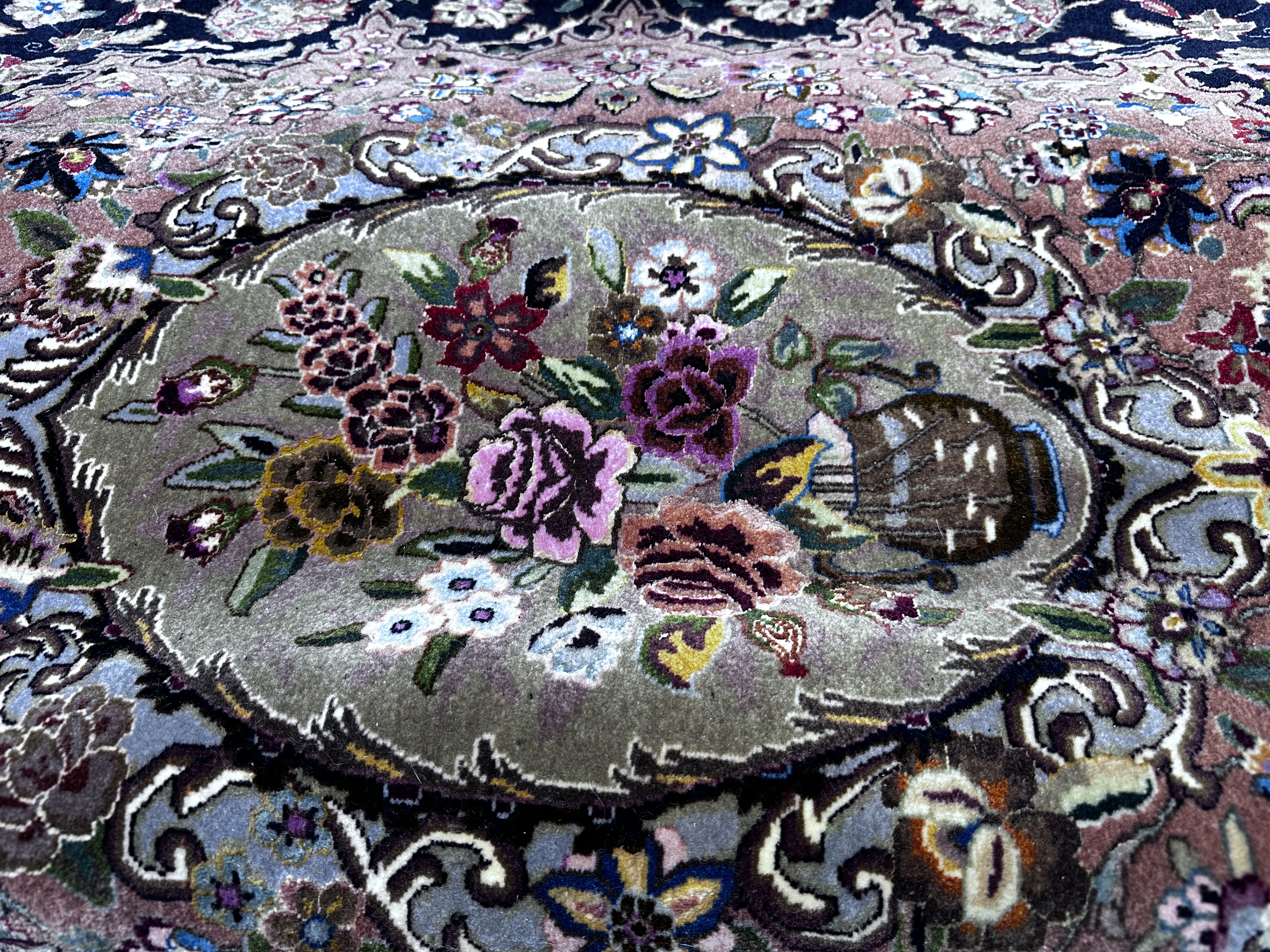 Tabriz 50 raj oval zeer fijn 190x290 cm