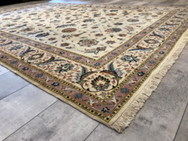Tabriz zijde franjes 70 raj Tapijt