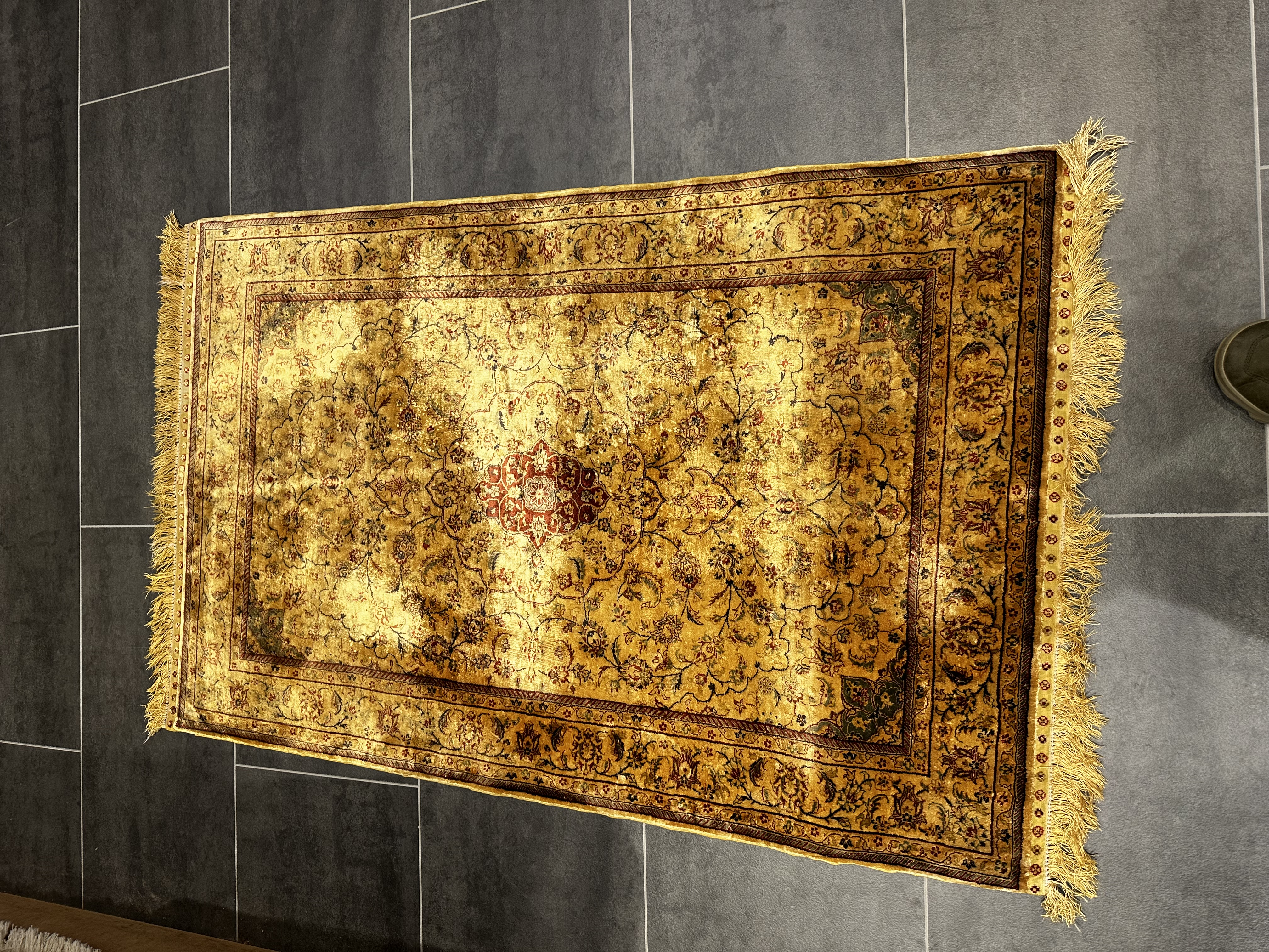 vintage zijde kayseri 125x80cm