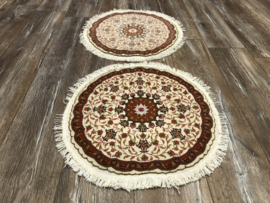 Rond Tabriz Tapijt