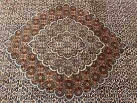 Tabriz Mahi met zijde 50 Raj Tapijt IRAN