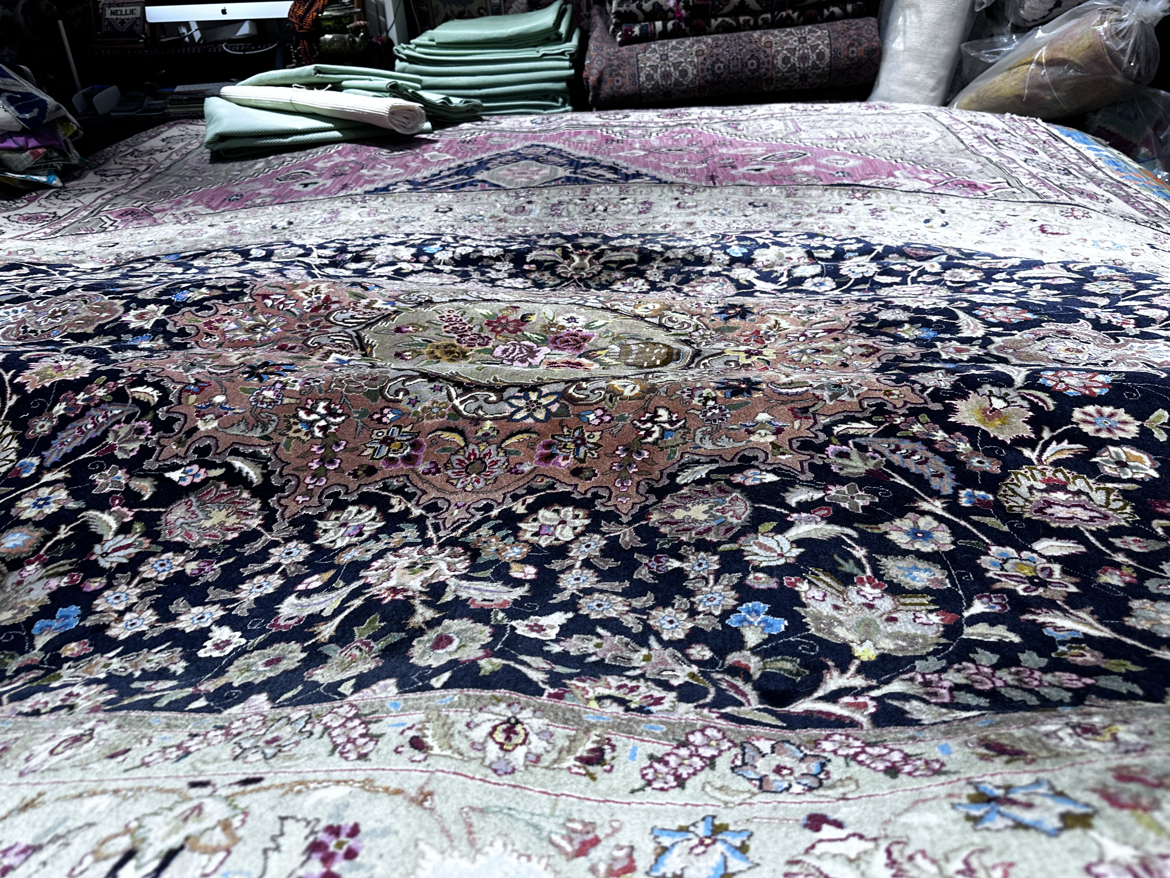 Tabriz 50 raj oval zeer fijn 190x290 cm