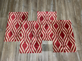 Ikat Fluweel/ Zijde Kussenhoes