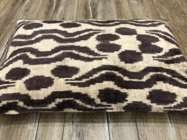 Ikat Fluweel/ Zijde Kussenhoes