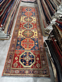 Kazak tapijt 308x87 cm wol
