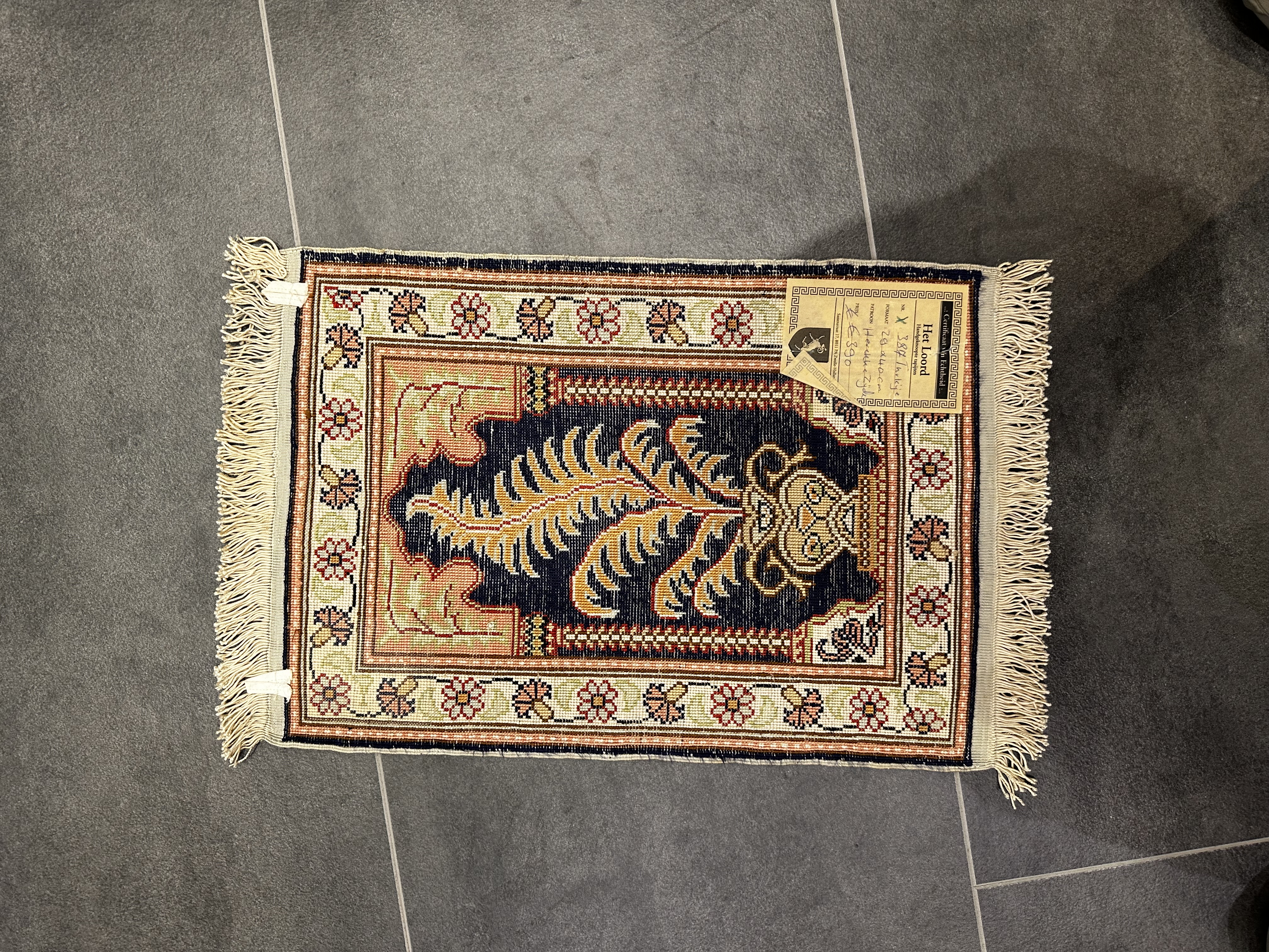 Kayseri 29x40 cm puur zijde