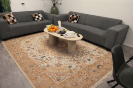 Vintage tabriz met zijde 250x250 cm