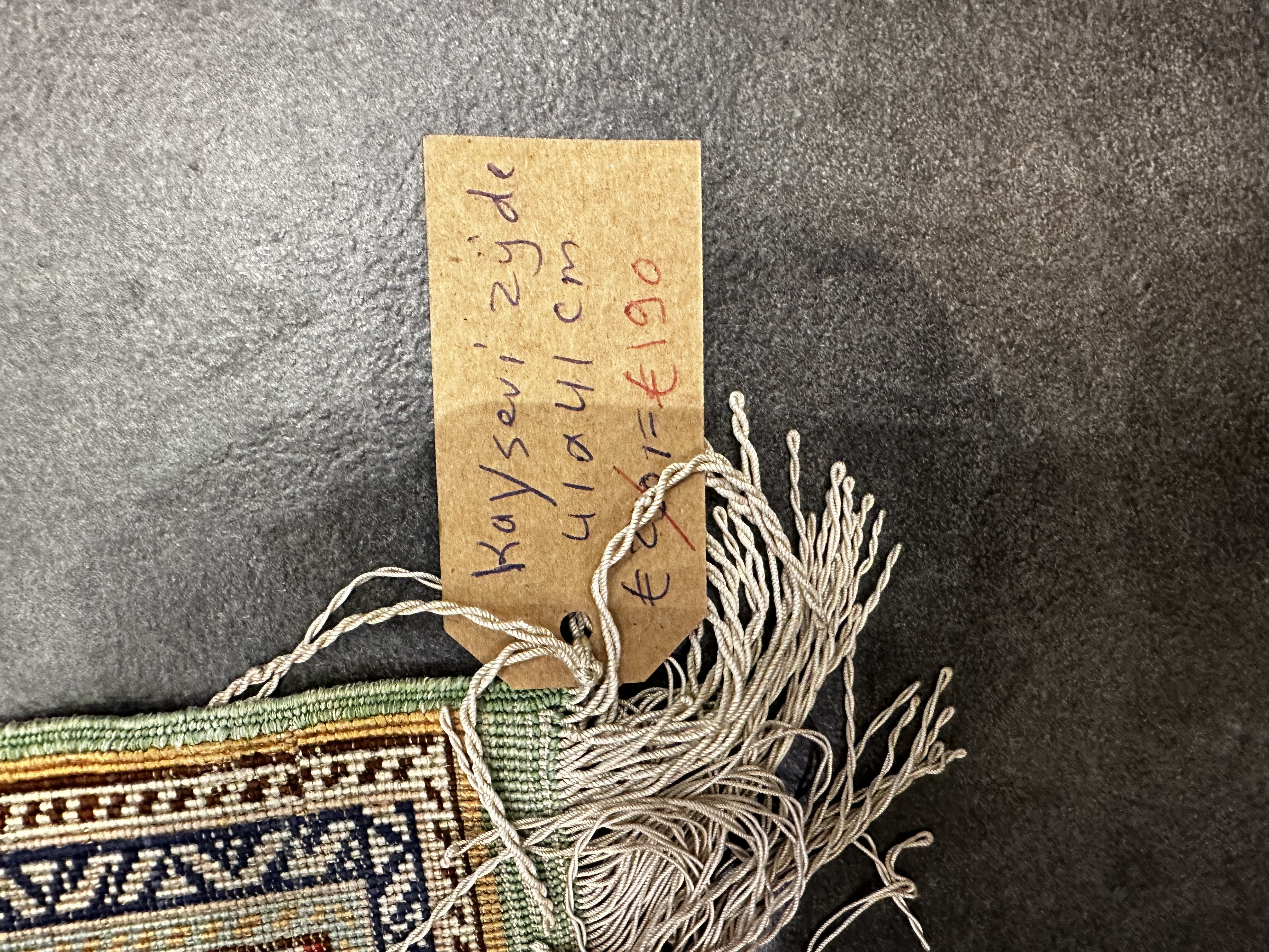 Kayseri 41x41cm puur zijde
