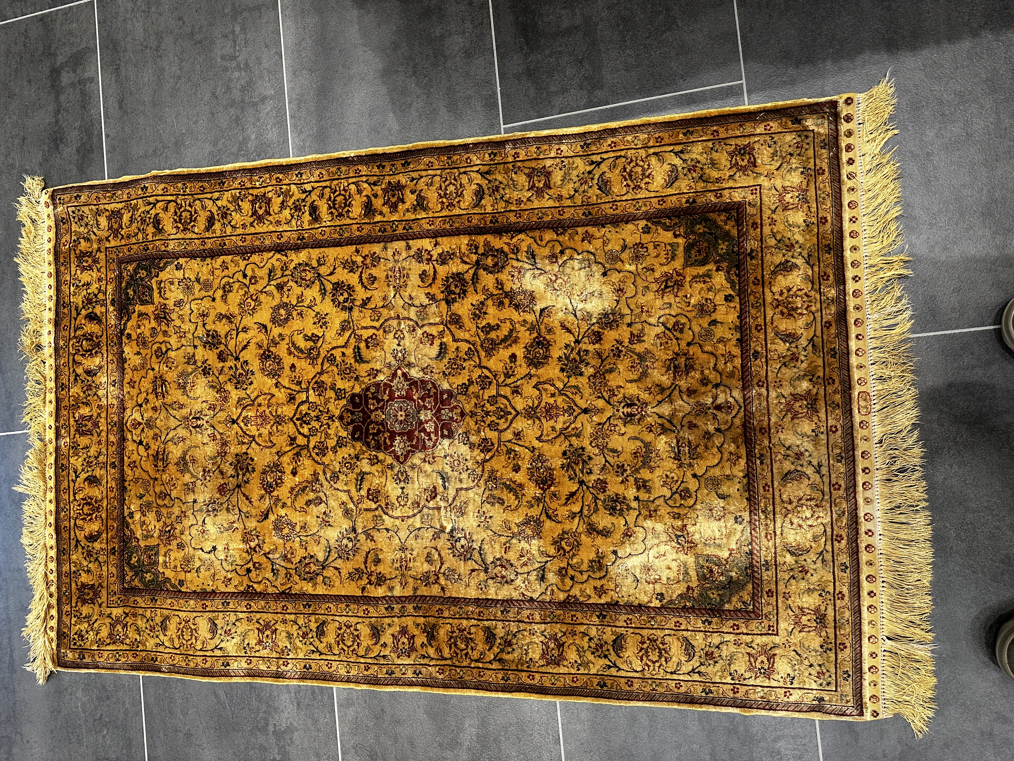vintage zijde kayseri 125x80cm