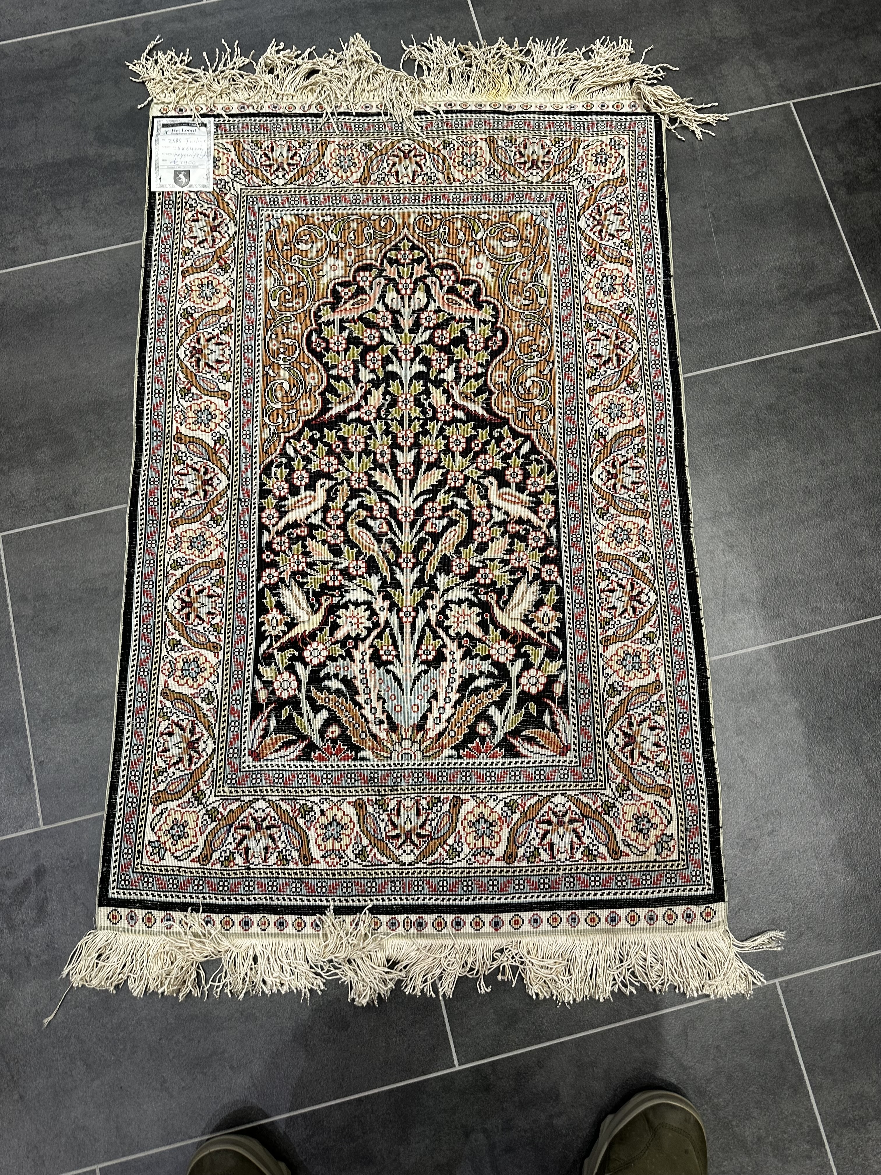 Kayseri puur zijde 98x64cm
