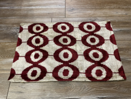 Ikat Fluweel/ Zijde Kussenhoes