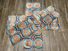 Ikat Fluweel/ Zijde Kussenhoes