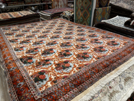 Seneh met zijde 250x335cm Iran