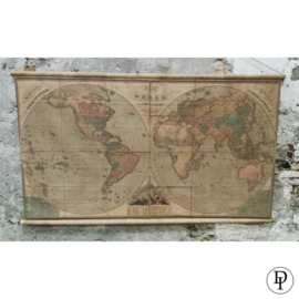 Gekleurde wereldkaart "the world"