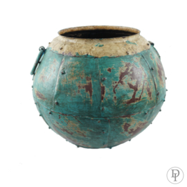 Turquoise pot uit India