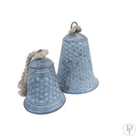 Zinken kerstklok Light & Living XL