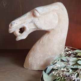 Middelgroot aardewerk Paardenhoofd handgemaakt