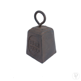 Gietijzeren deurstopper