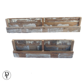 Wand organizer van scrapwood