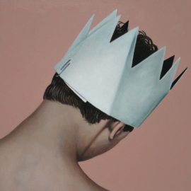 'Boy with paper crown' - P. Colstee