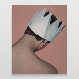 'Boy with paper crown' - P. Colstee