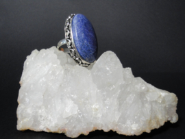 Lapis Lazuli ring  zilver 925  maat 17.5