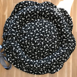Mandje en/of kussen ster & maan & fleece doorsnede 40/65 cm