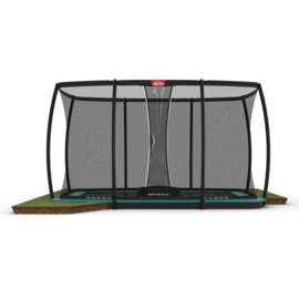 BERG Ultim Champion FlatGround 410x250 cm + Safety Net DLX XL