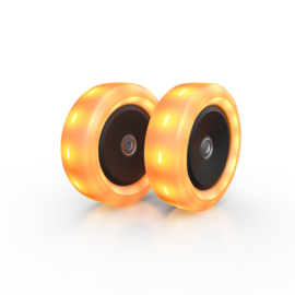 Berg Nexo wheels 120x40mm lights orange