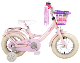 Volare Ashley Kinderfiets - Meisjes - 14 inch - Roze - 95% afgemonteerd