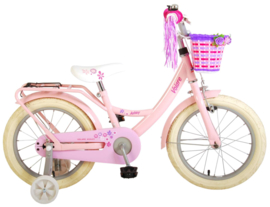 Volare Ashley Kinderfiets - Meisjes - 16 inch - Roze - 95% afgemonteerd