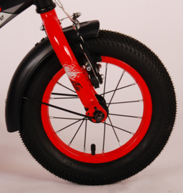 Volare Thombike Kinderfiets - Jongens - 12 inch - Zwart Rood