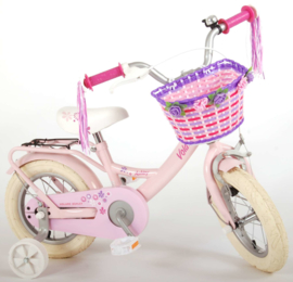 Volare Ashley Kinderfiets - Meisjes - 14 inch - Roze - 95% afgemonteerd