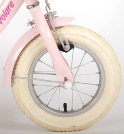 Volare Ashley Kinderfiets - Meisjes - 14 inch - Roze - 95% afgemonteerd