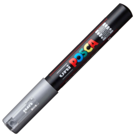 Uni Posca Paint Marker PC-1MC conische punt  - Zilver