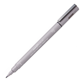 Uni-ball PIN Brush pen  - Lichtgrijs