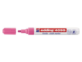 Edding 4095 Raam/krijtstift - rond 2-3 mm - Neonroze 